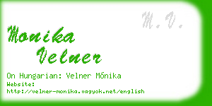 monika velner business card